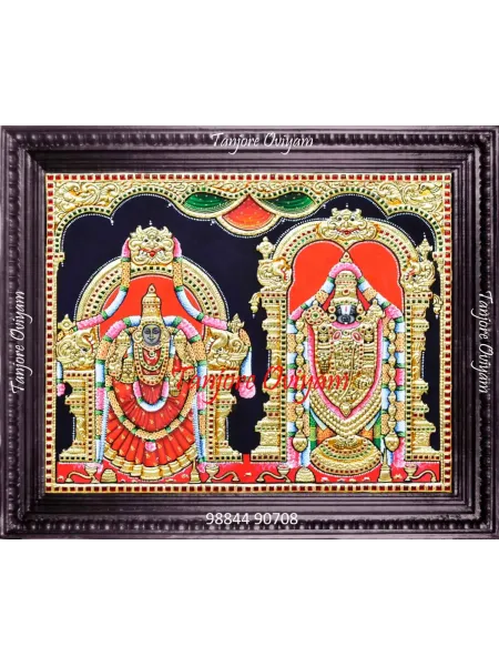 Traditional Thayar Balaji Tanjore Painting